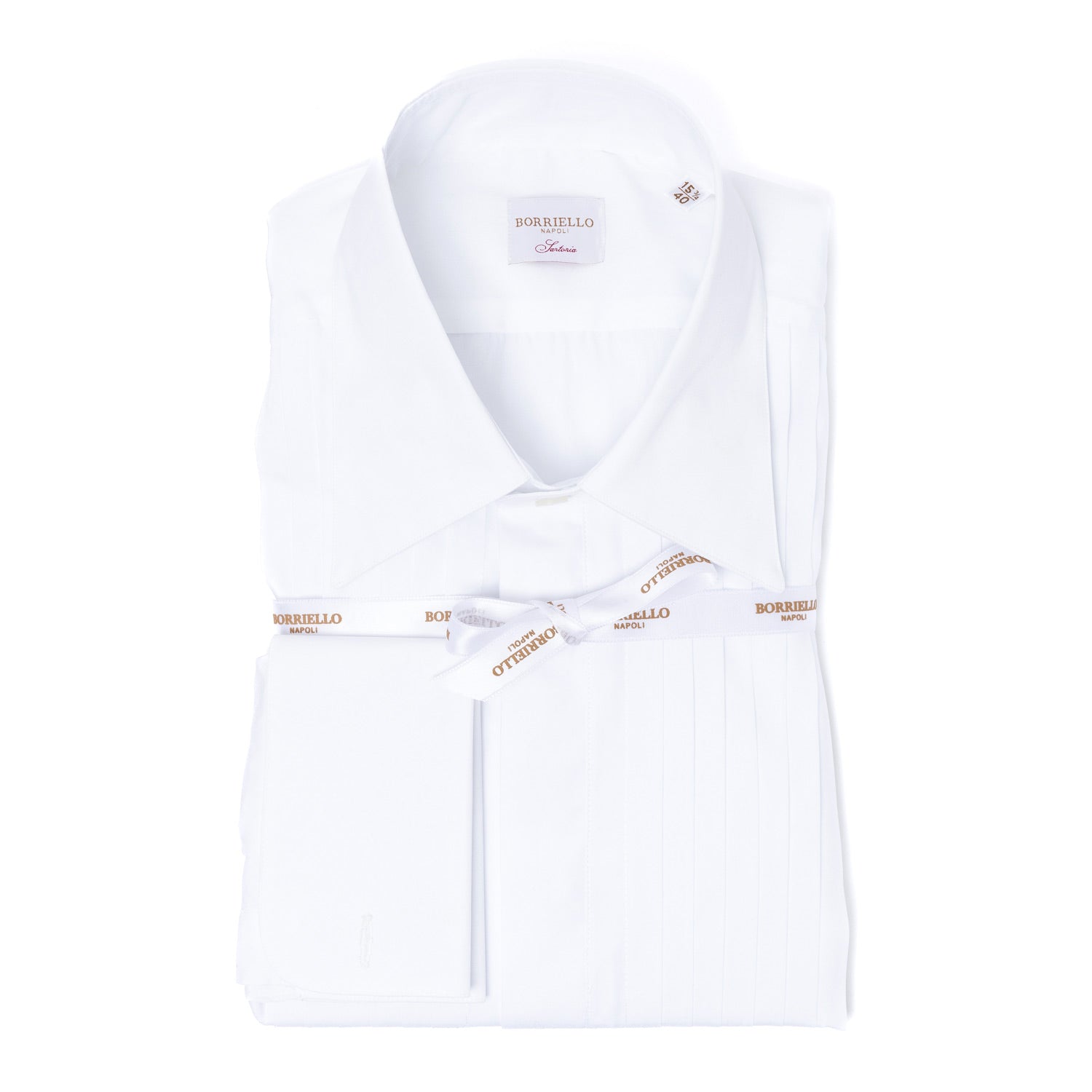 Tuxedo Shirt "Sartorial Plissee" made of Pure Cotton - handmade